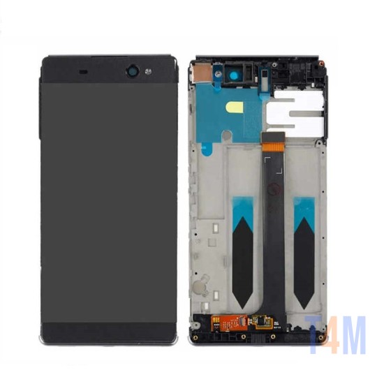 TOUCH+DISPLAY WITH FRAME SONY XPERIA C6 XA ULTRA F3211,F3212,F3213,F3213 BLACK